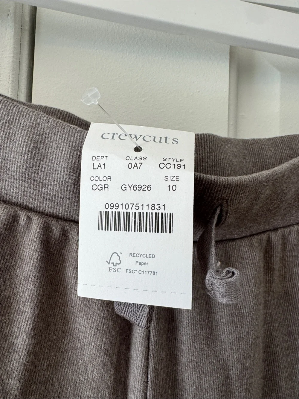 Crewcuts Gray Kids Jogger Pull-On Pants